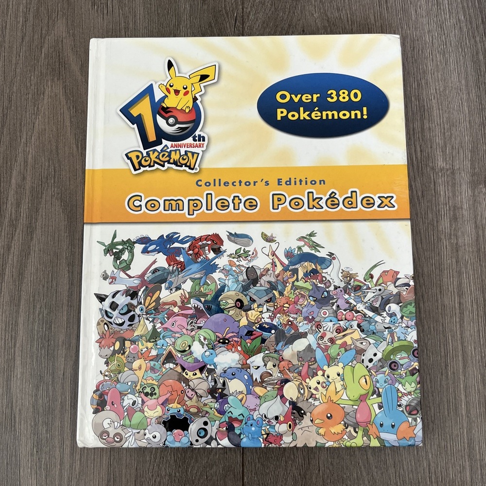 Pokémon 10th Anniversary Collectors Ed Complete Pokédex Hardcover Book